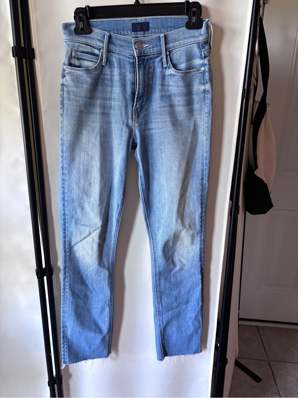 MOTHER Light Blue Denim Jeans - Classic Light Wash